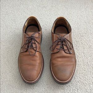 Johnston & Murphy Tan Leather Uptons Shoe